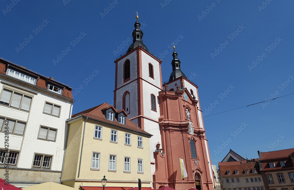 Obraz premium Stadtpfarrkirche St. Blasius in Fulda