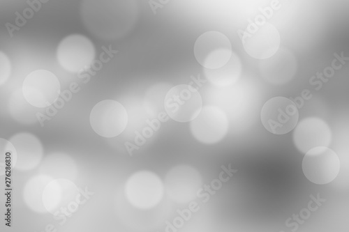 Gray blurred with bokeh abstract background