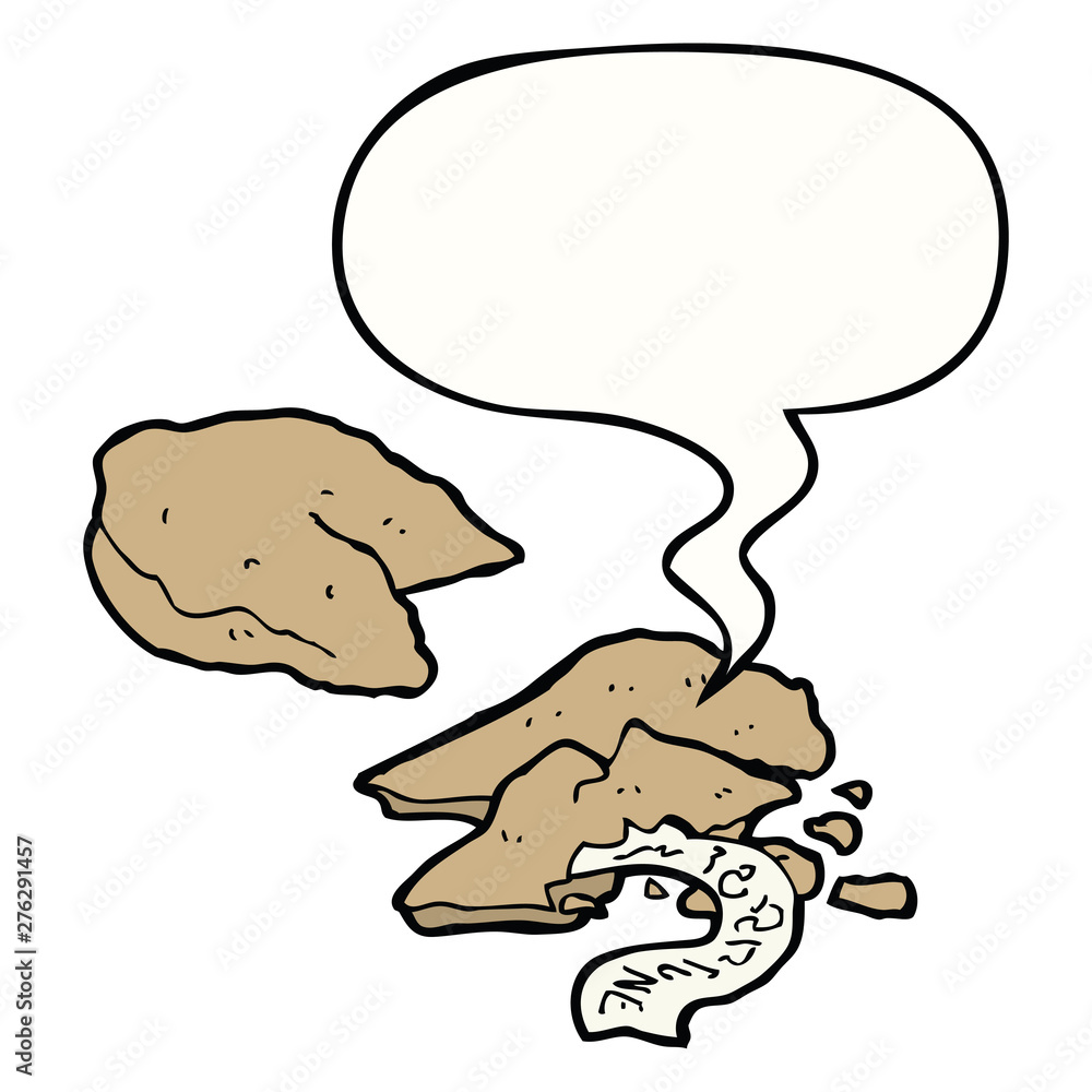cartoon fortune cookies and speech bubble cartoon fortune cookies and speech bubble