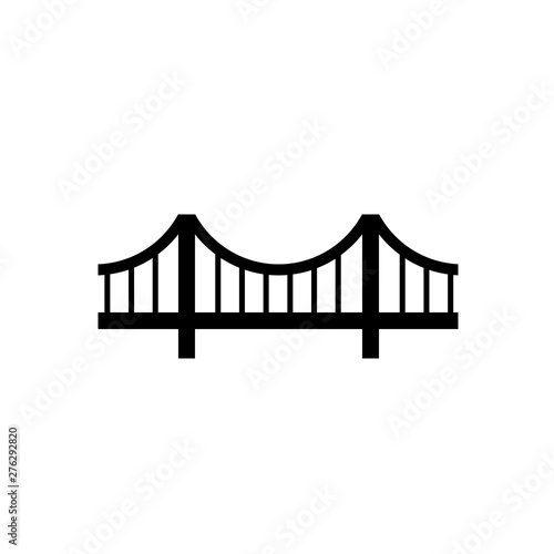 Bridge symbol icon vector illustration