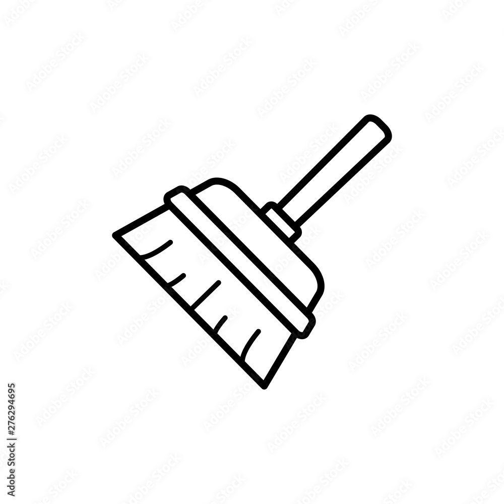 Broom symbol icon vector illustration Broom symbol icon vector illustration