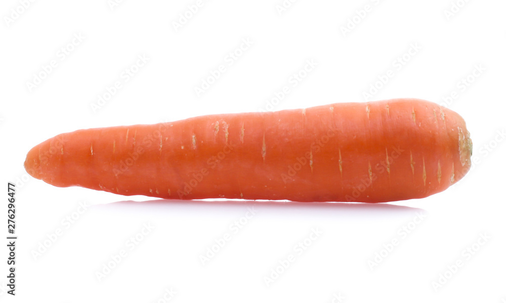 fresh carrots isolated on white background fresh carrots isolated on white background