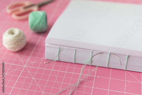 Canvas Print Book binding process
