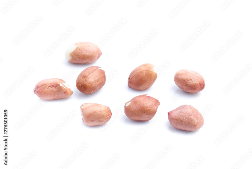 peanuts isolated on white background peanuts isolated on white background