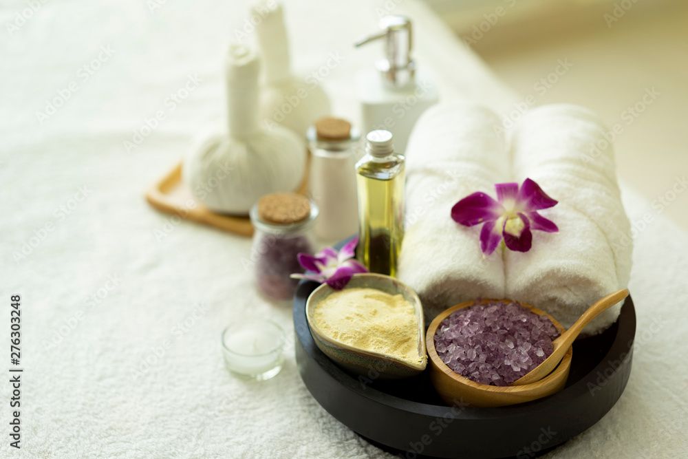 Scrub Cream for Spa, Facial Massage and Body Scrub.Spa massage for skin health