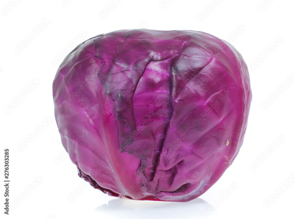 red cabbage isolated on white red cabbage isolated on white