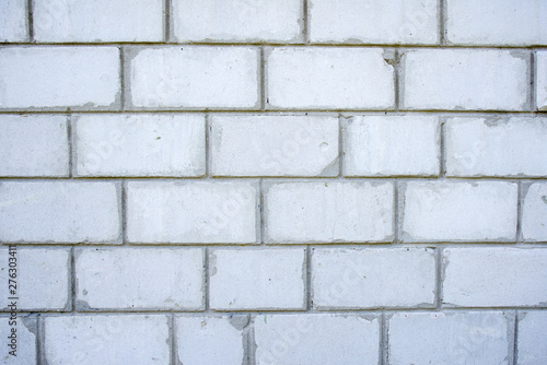 white background of brick wall