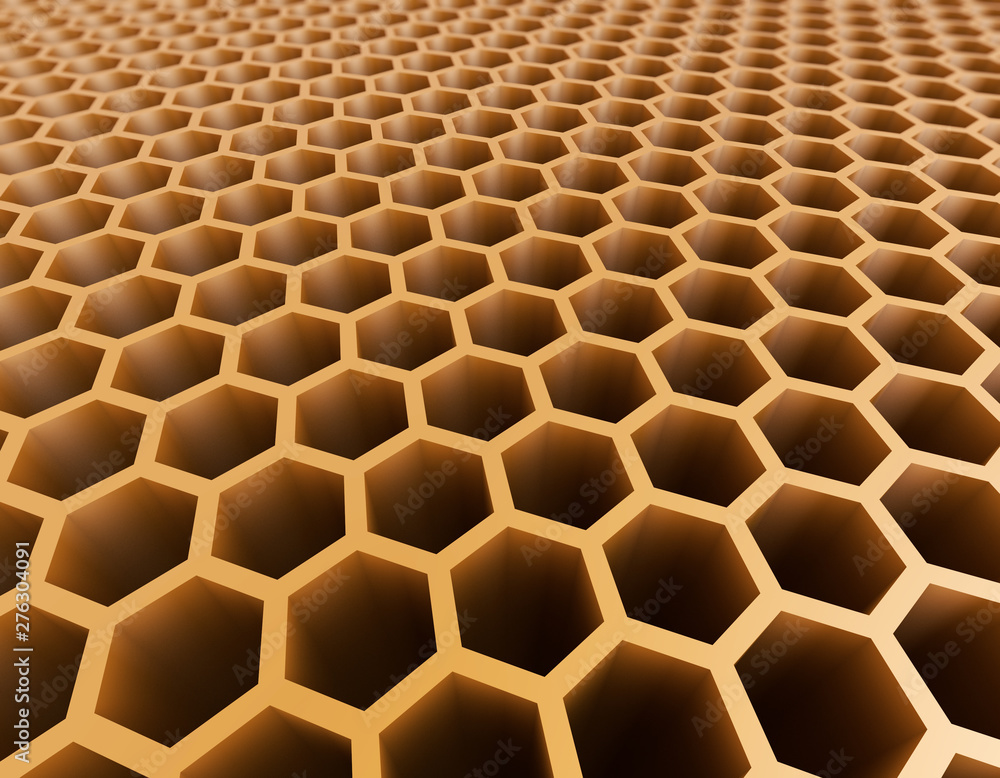 Obraz premium Honeycomb texture background graphic, tech texture