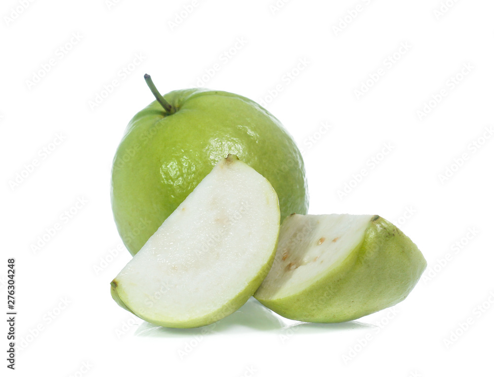 Guava isolated on white background