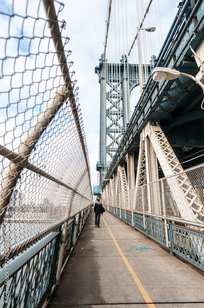 Fototapeta premium Manhattan Bridge in New York, United States.