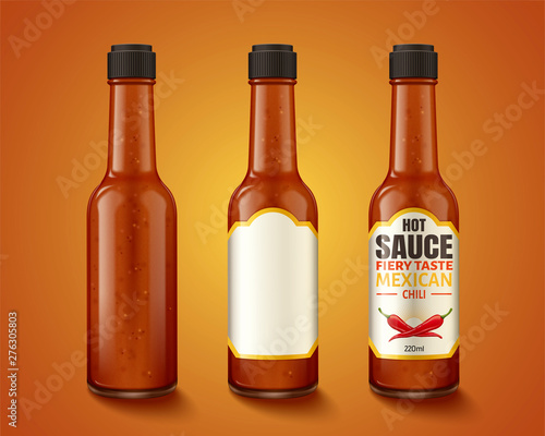Hot sauce product container