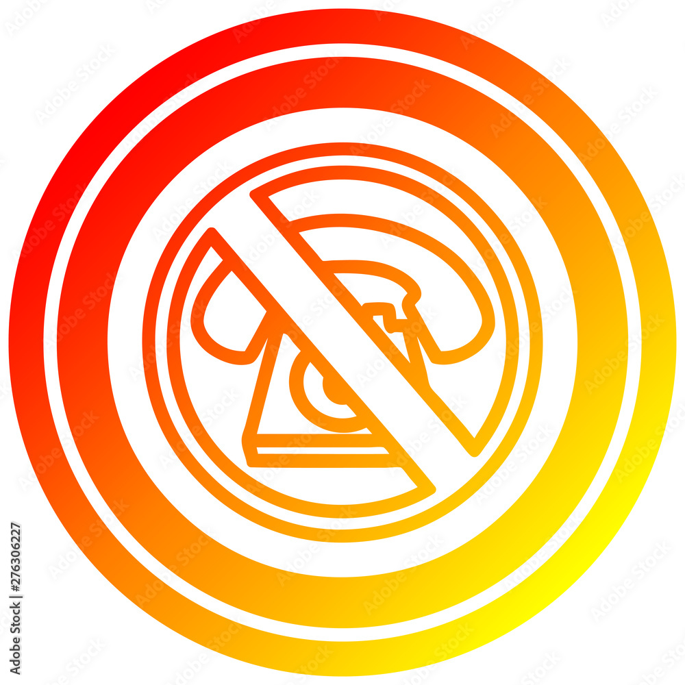 no hot calling circular in hot gradient spectrum no hot calling circular in hot gradient spectrum