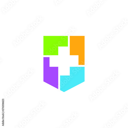 Emergency Medical Healthcare Cross Logo Vector