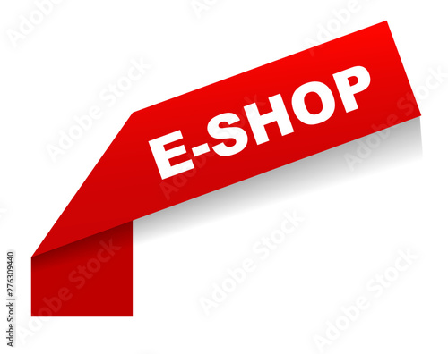red vector banner eshop