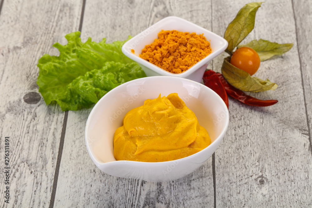 Curry sauce in the bowl Curry sauce in the bowl