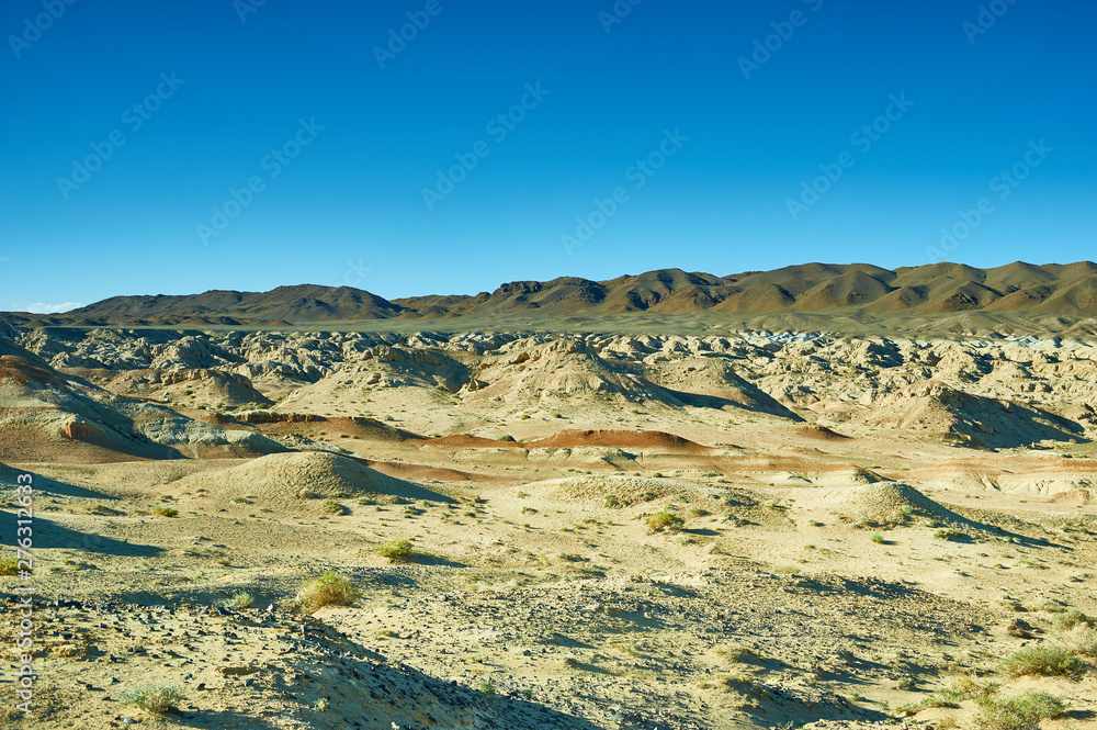 Plateau near the lake Khyargas Nuur