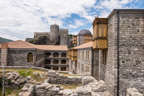 Famous touristic place - Rabati medieval castle complex in Akhaltsikhe, Georgia. photo