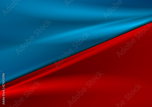 Contrast red blue smooth gradient abstract background