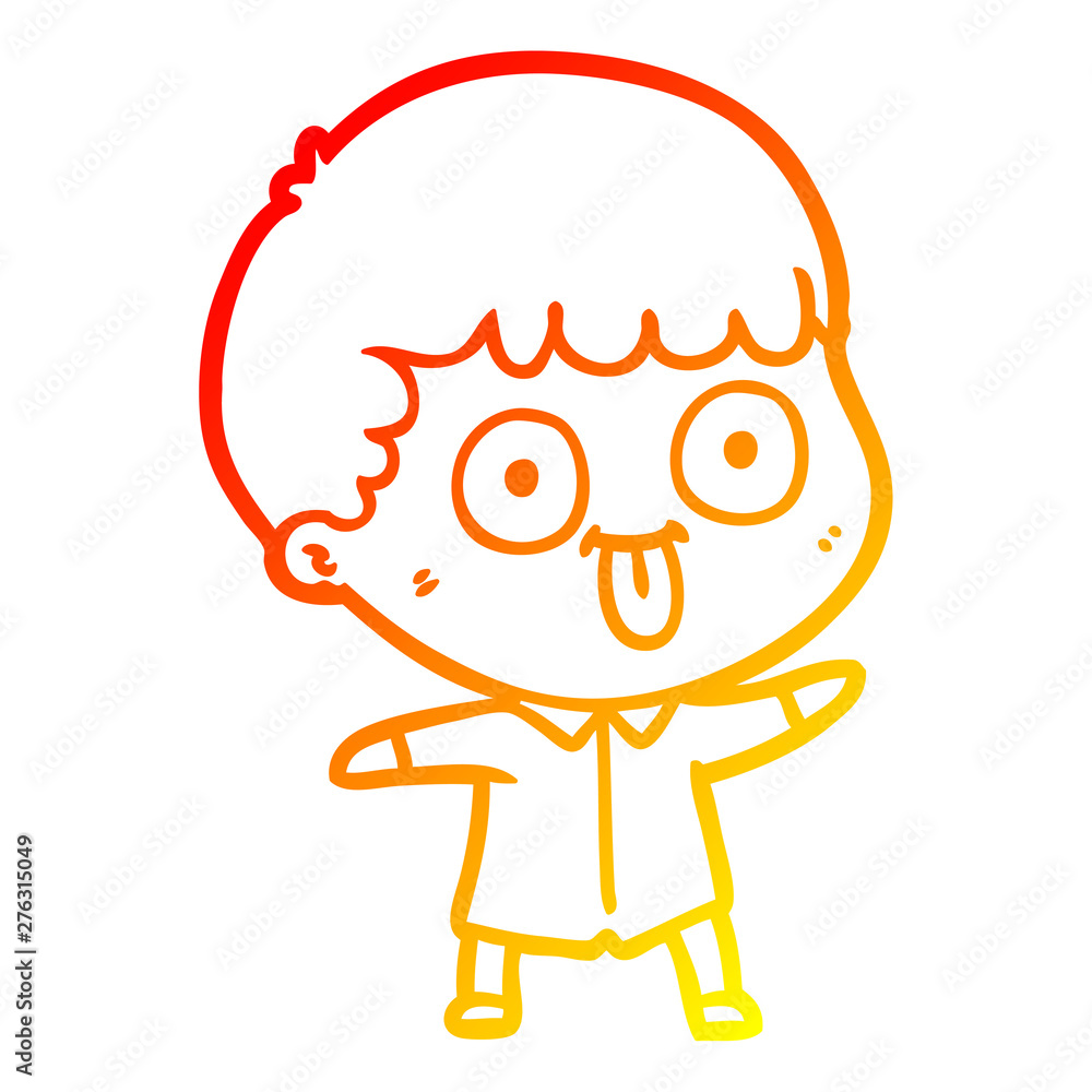 warm gradient line drawing cartoon man staring warm gradient line drawing cartoon man staring