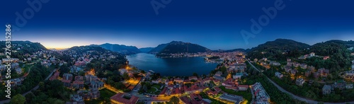 Lake Como 360° Panoramic Aerial