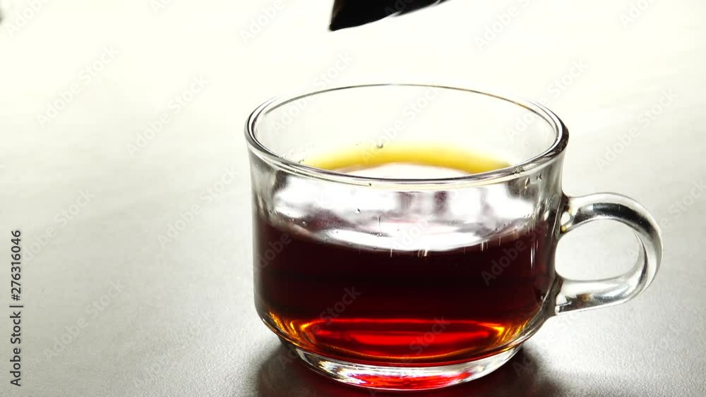 4K Hot tea cup on a frosty winter day window background 4K Hot tea cup on a frosty winter day window background