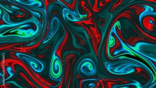 Fototapeta Naklejka Na Ścianę i Meble -  Magic space texture, pattern, looks like colorful smoke and fire