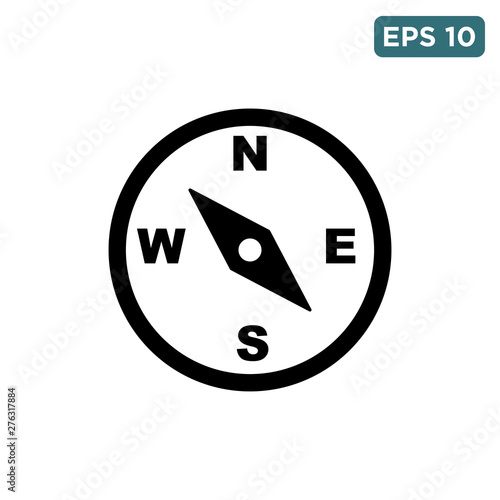 Free Download compass icon vecor - GFXLoad
