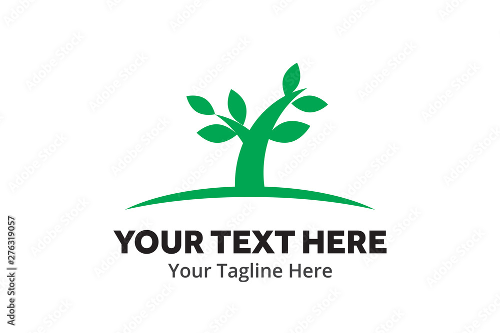 unique tree simple logo creative design in flat style with color . tree nature logo creative design for identity and community unique tree simple logo creative design in flat style with color . tree nature logo creative design for identity and community