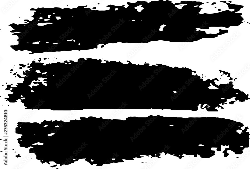 Fototapeta premium Black grunge spots on white background.