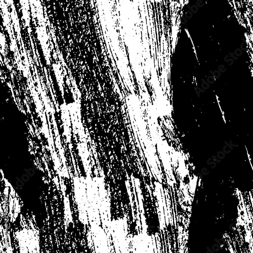 Black and white grunge texture. Monochrome gloomy background. The dirty spot is abstract. Spilled ink. Chaotic futuristic surface.