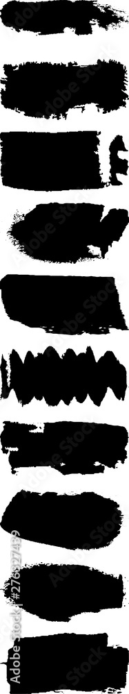 Grunge brush vector. Abstract black spots on white background. Templates, blanks for printing. Grunge brush vector. Abstract black spots on white background. Templates, blanks for printing.