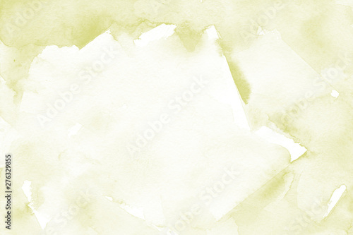 Lime green background with natural watercolor texture in trendy eco style for modern healthy food design, bio label, eco-friendly products, organic brand style, and web site/app screen backgrounds.