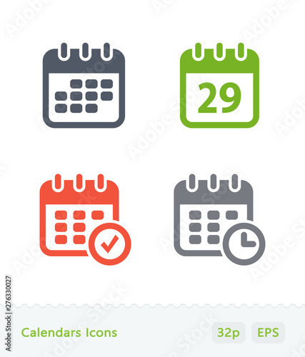 Calendars - Sticker Icons