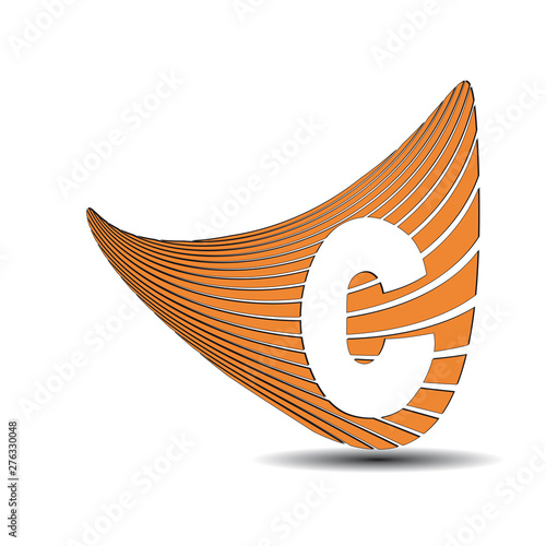 Austernbuchstabe c