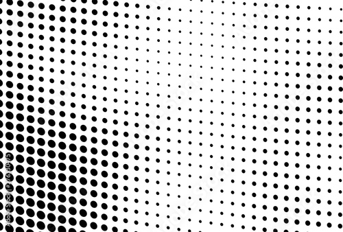 Abstract monochrome halftone texture.