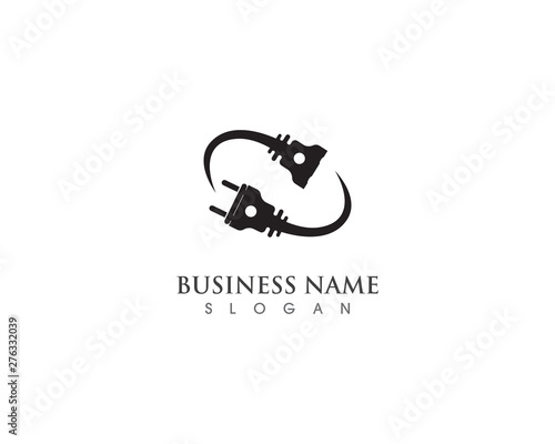 cable with plug electricity icon vector