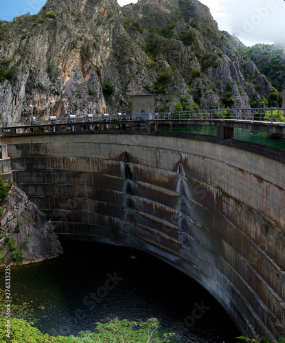 Wallpaper Mural View to Matka dam and lake, Treska river, North Macedonia Torontodigital.ca
