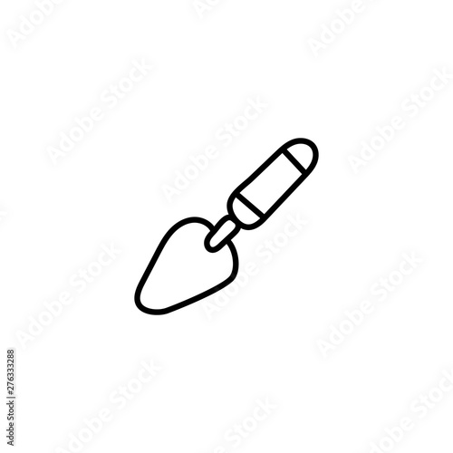 Simple trowel line icon