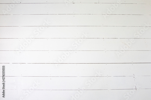 White wooden floorboards. Old floorboard texture background painted white