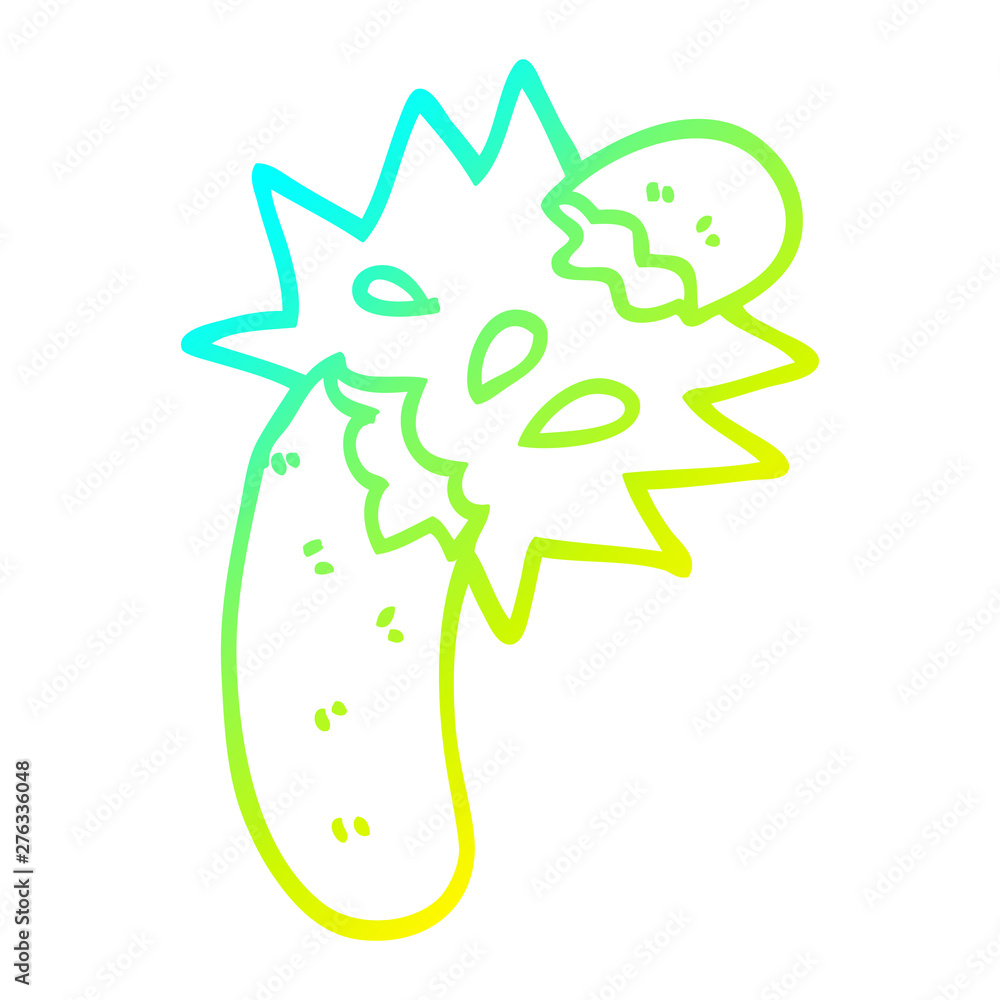 cold gradient line drawing cartoon sausage cold gradient line drawing cartoon sausage
