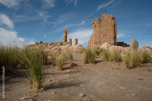 Egyptian Soleb Temple in the Nubian area of the Sudan photo