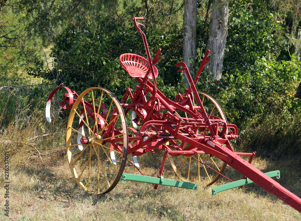 Antique horse drawn cultivator Antique horse drawn cultivator