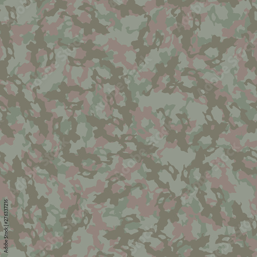 Forest camouflage of various shades of green and brown colors