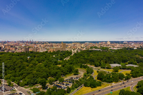 Aerial photo Bronx Zoo New York USA