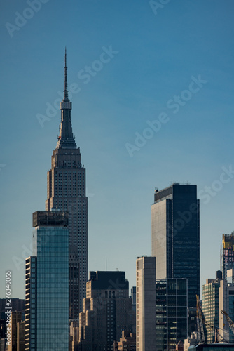 Vertical photo New York cityscape skyscrapers