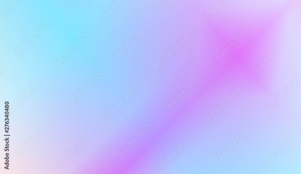 Sweet Multicolor Blurred Background. For Futuristic Ad, Booklets. Vector Illustration.