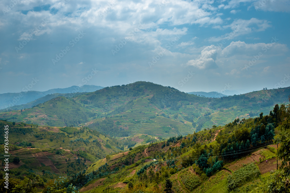 Obraz premium ルワンダの車窓から