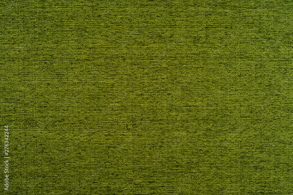 Fototapeta premium Texture of green fabric background.