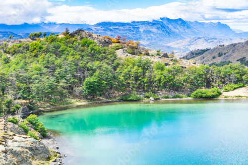 The first lagoon in the big patagonic hike photo
