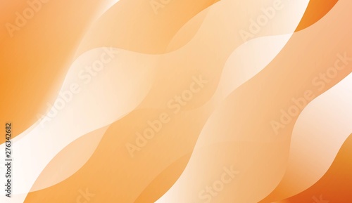 Abstract Waves. Futuristic Technology Style Background. For Design Flyer, Banner, Landing Page. Vector Illustration with Color Gradient.